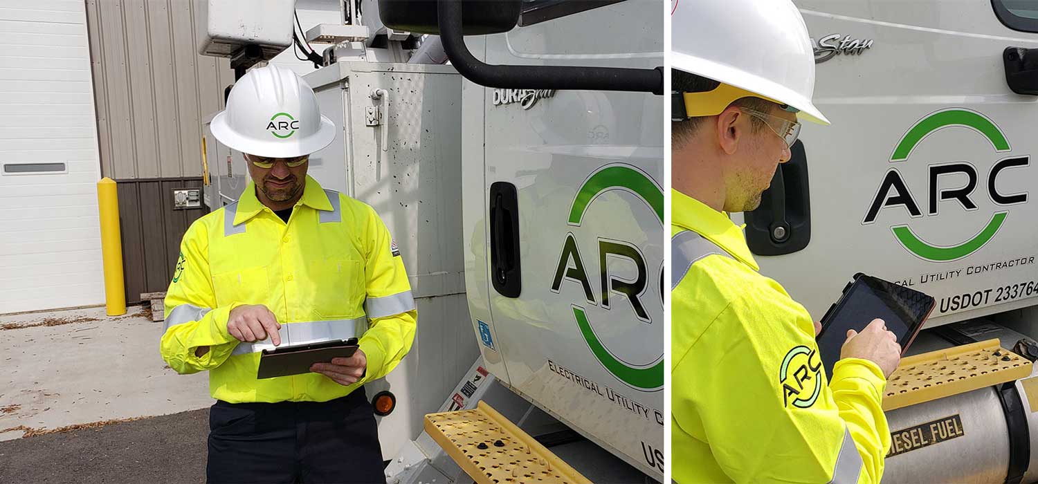 ARC American contractor uses GoFormz mobile forms to capture critical electrical utility data in the field